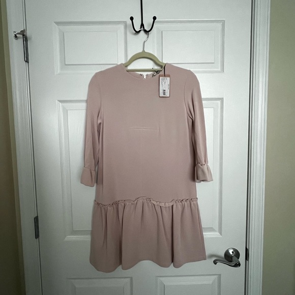 Miu Miu‎ Blush Pink Ruffle Dress NWT - Picture 1 of 2